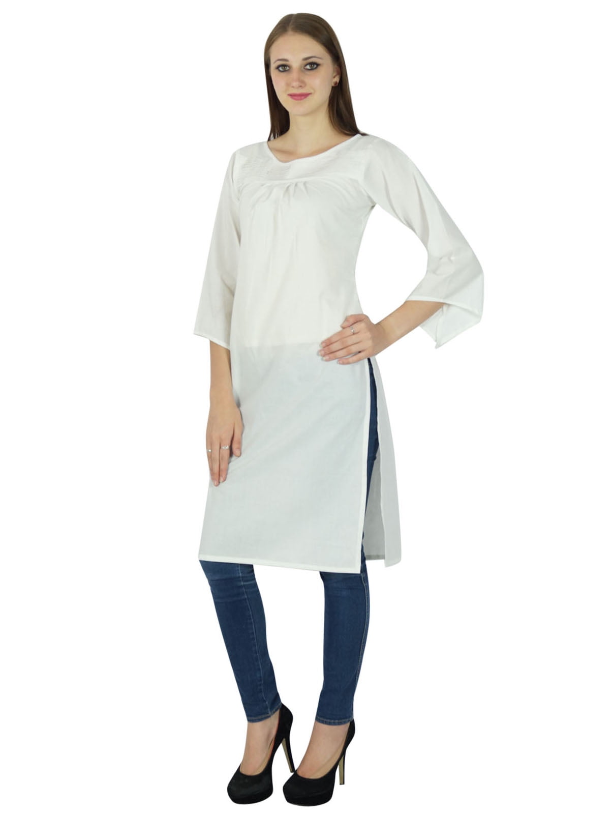 Buy White Kurta Suit Sets for Women by Fashor Online | Ajio.com